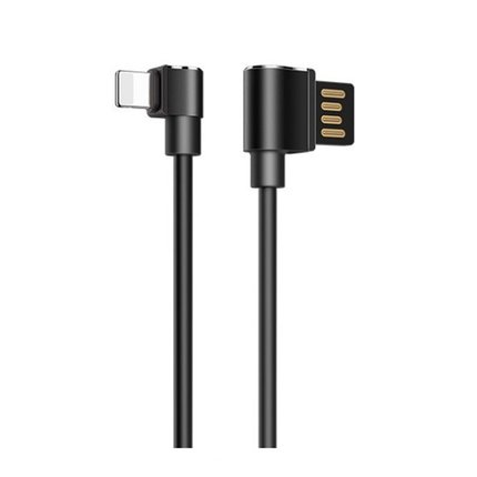 Кабель U37 Long Roam Apple 1.2M Двусторонний USB-коннектор Черный