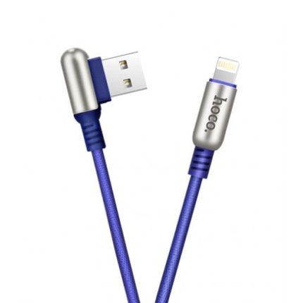 Кабель U17 Capsule Apple 1.2M Cимметричный USB-коннектор Синий