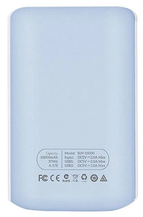 Внешний аккумулятор B29 10000 Domon Power Bank Синий