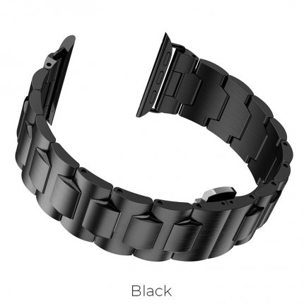 Ремешок для Apple Watch стальной 44мм Черный