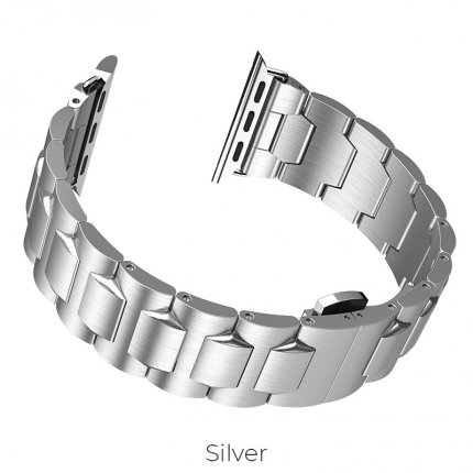 Ремешок для Apple Watch стальной 44мм Серый